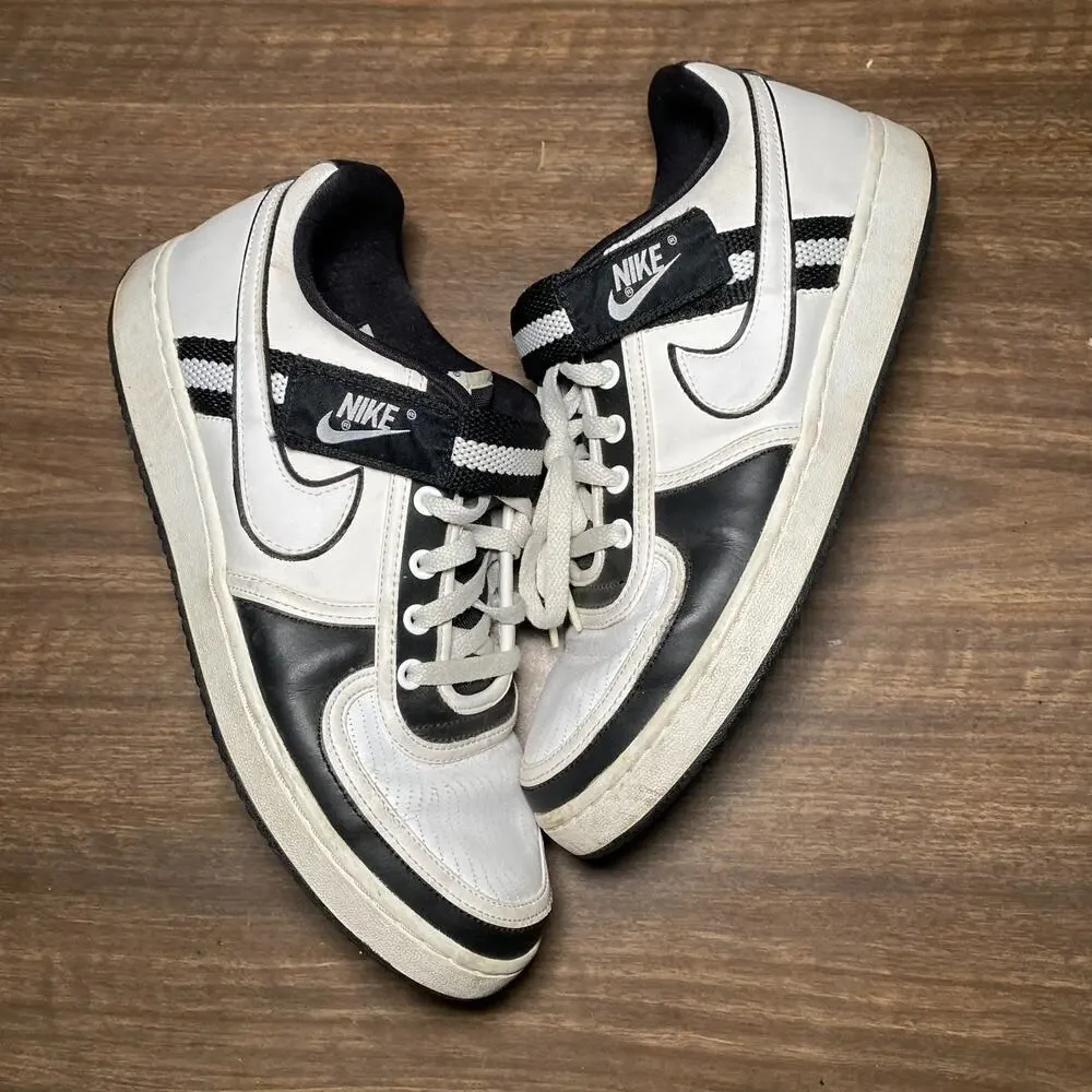 Mens Nike Vandal Low White Black Size 11 Vintage Retro Sneakers (316432-115)